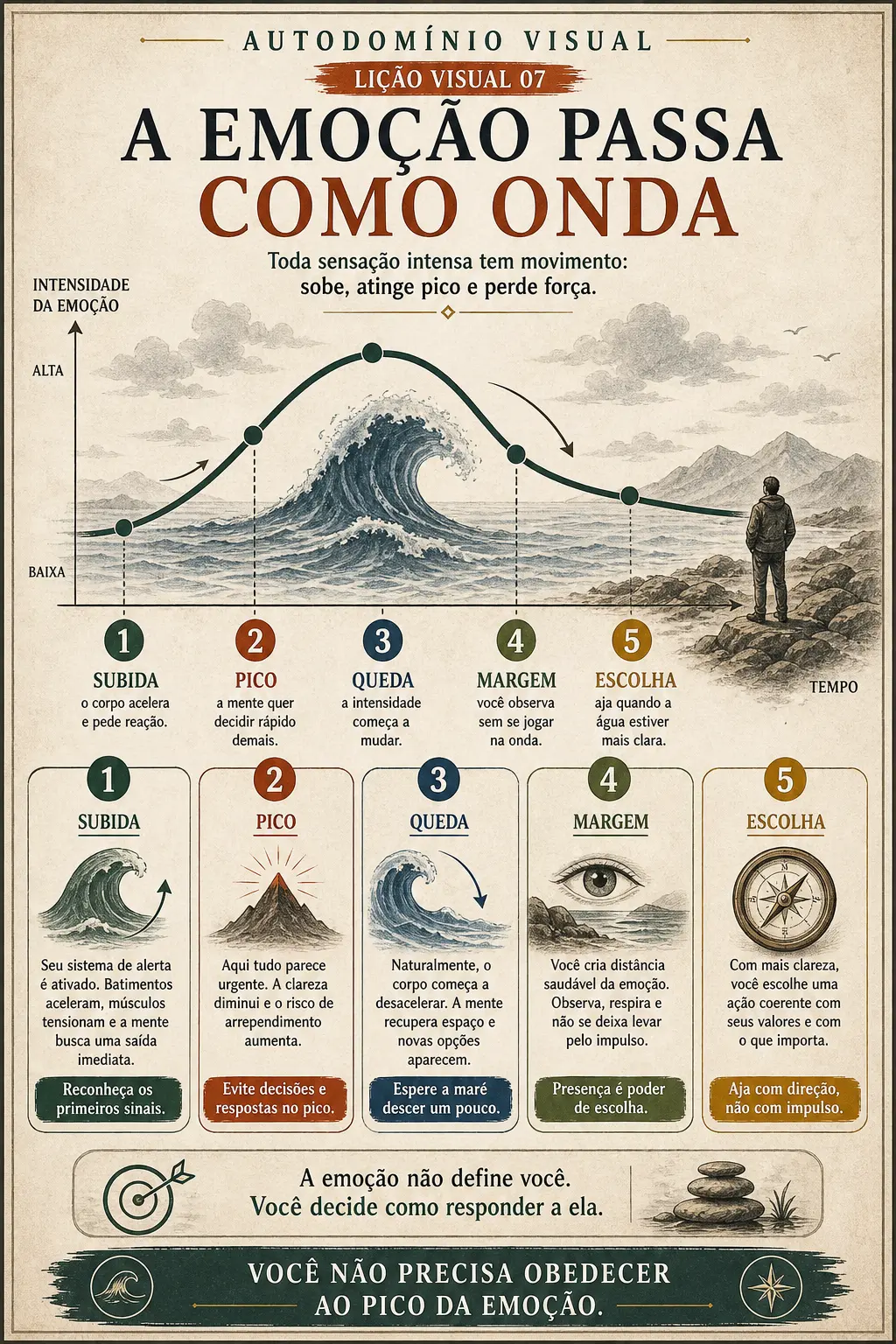 Prévia da lição visual A emoção passa como onda